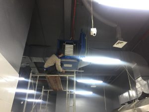 sửa máy lọc khói