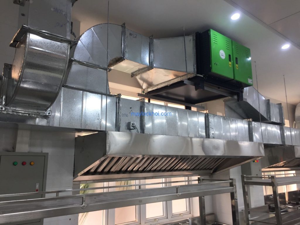 lưu ý lắp đặt máy lọc khói